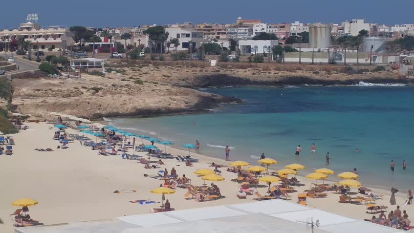 Webcam Lampedusa - Beach of Guitgia