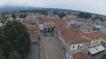 Bell Tower of the Cathedral in Thiene - East View