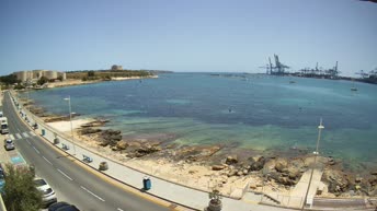 Marsaxlokk Bay and Fort St. Lucian from Qajjenza