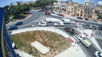Qormi, Mdina Road Roundabout from S. Curmi & Sons