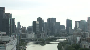 Panorama of Osaka - Japan