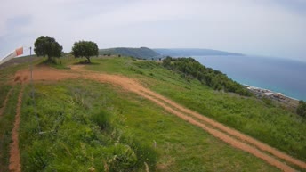 Paragliding launch pad in Pizzo Calabro