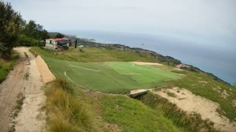 Paragliding launch pad in Tropea